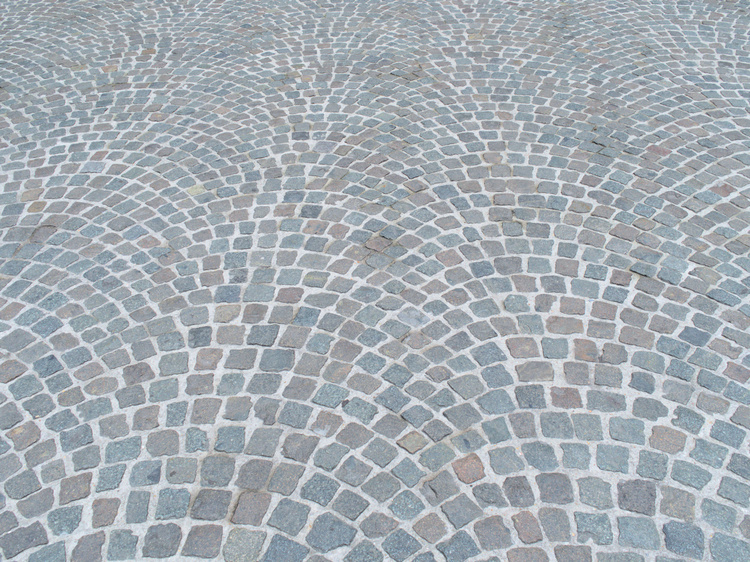 The tile pattern makes you dizzy.