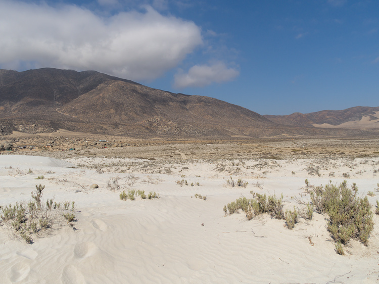 The Atacama Desert in its normal state.