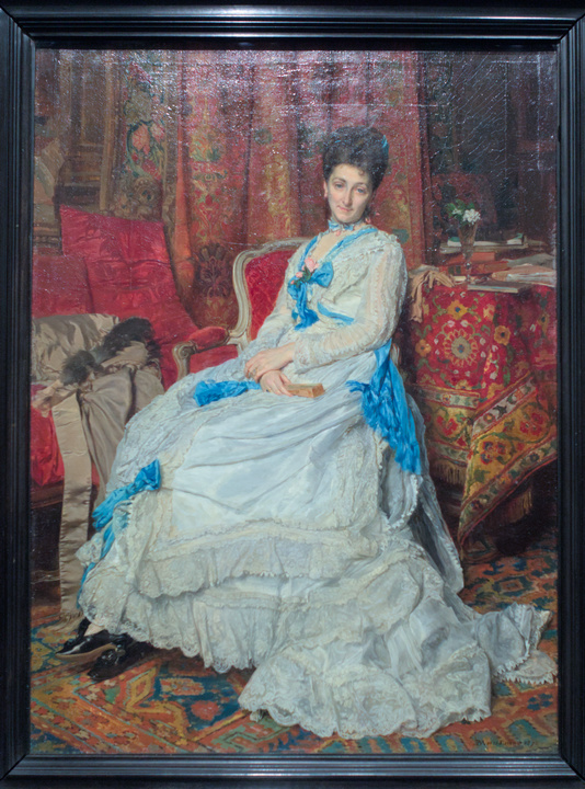 The Marchioness of Manzanedo. Meissonier 1872, oil on canvas.