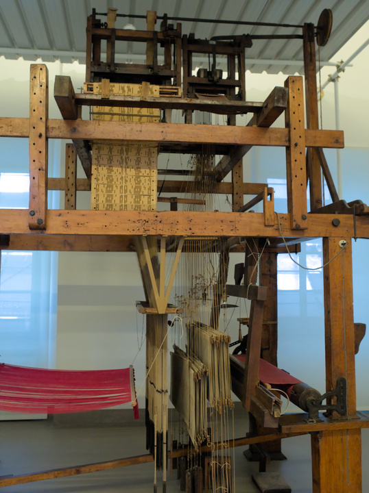 Jacquard loom from the second half of 19th century.